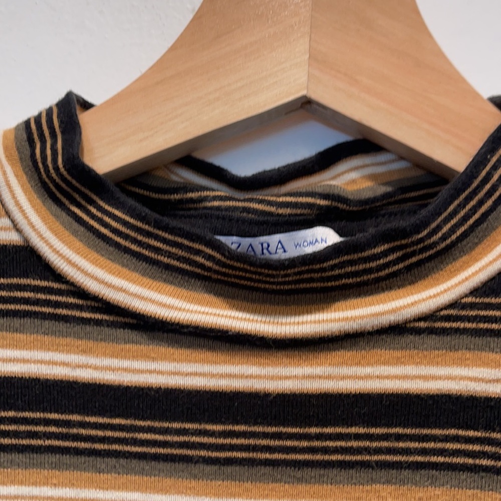 Zara Mock Neck Top - Picture 3 of 3